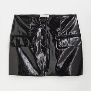 Vegan leather Skirt size 10. NWT